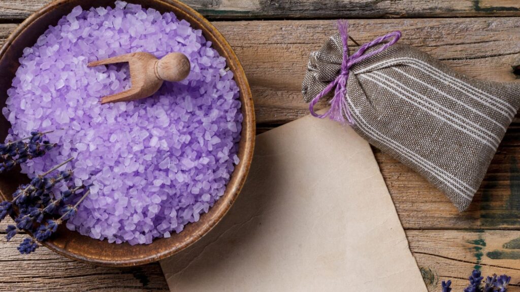 Ingredients to make homemade sachets