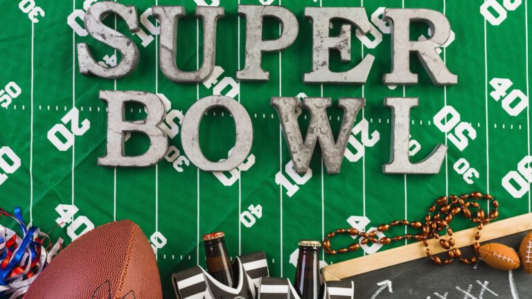 Superbowl party spread