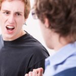 Roomates arguing over something