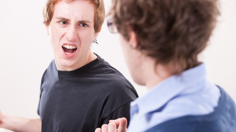 Roomates arguing over something