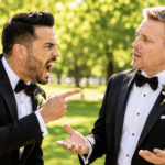 Groom angry at best man