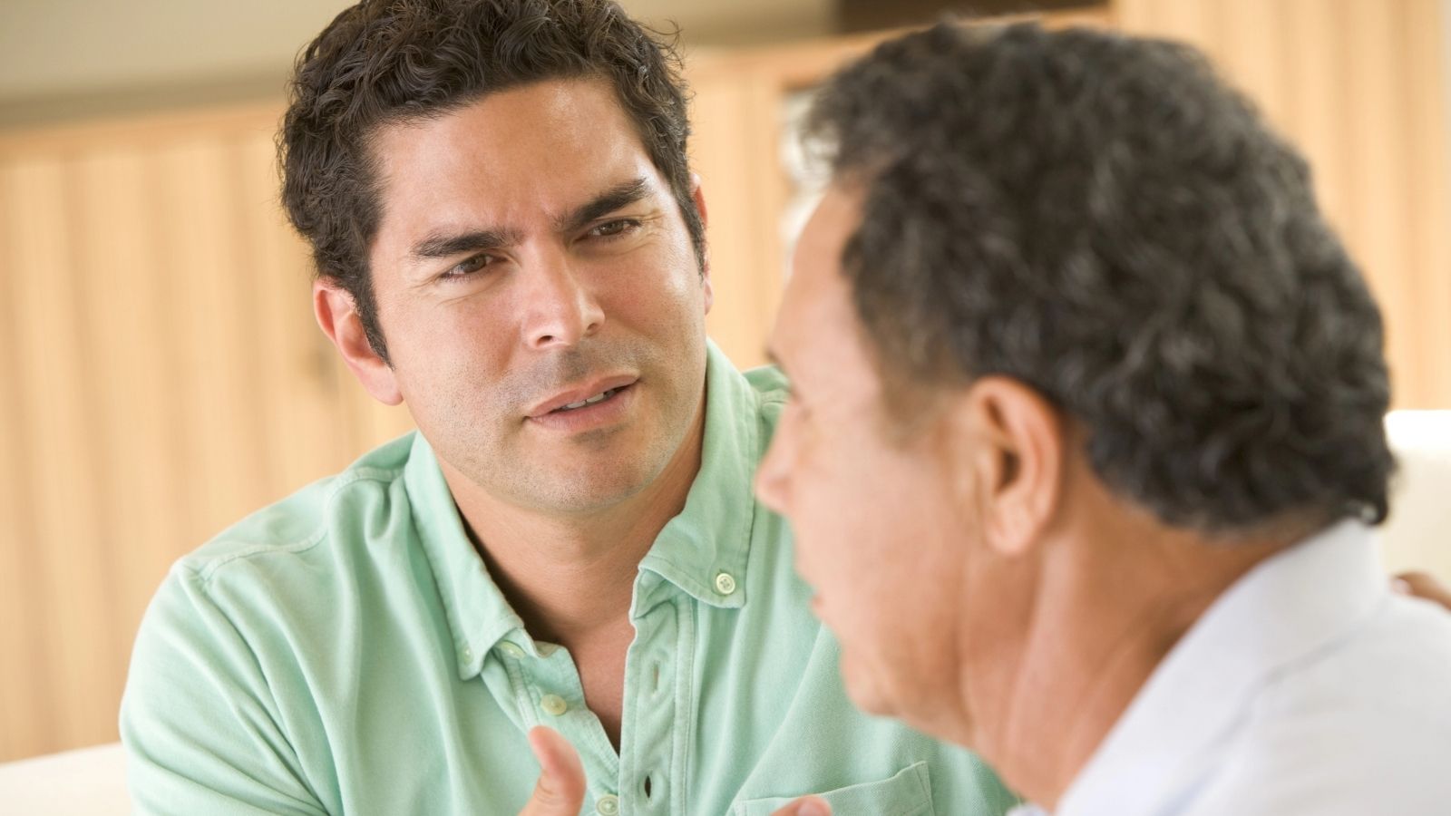 Father arguing with his adult son